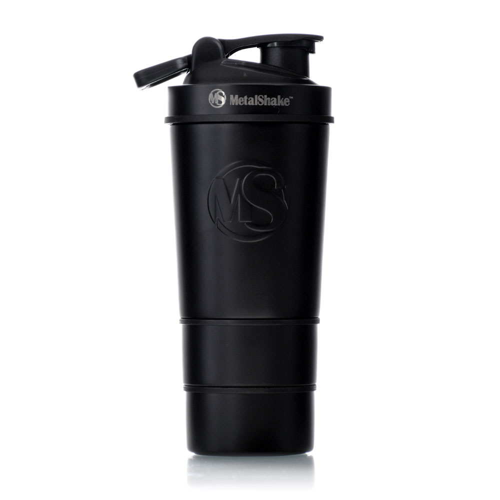 Father's Day Engraved 600ml Stainless Steel Black Protein Shaker